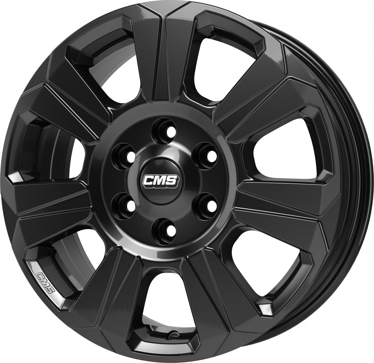 CMS C31 complete black gloss 7.5x18 ET40 - LK5/114.3 ML66.1