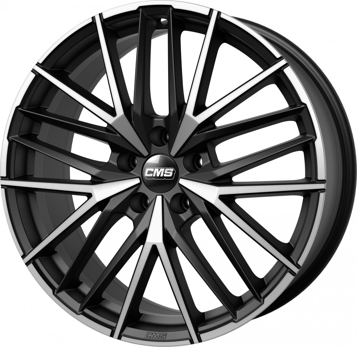 CMS C36 diamond matt black 8x18 ET30 - LK5/112 ML66.5