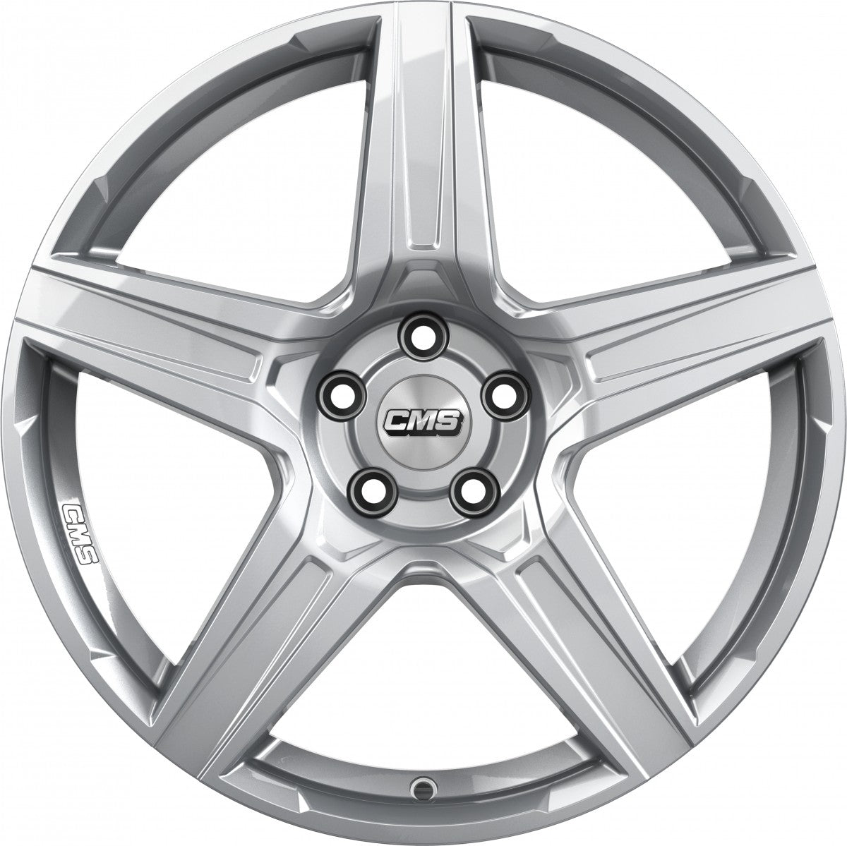 CMS C34 racing silver 7x17 ET46 - LK5/108 ML65.1