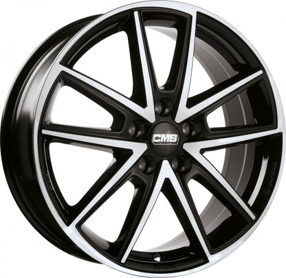 CMS C30 diamond black Alufelge 7x17 Zoll ET43 LK 5x112 ML57.1