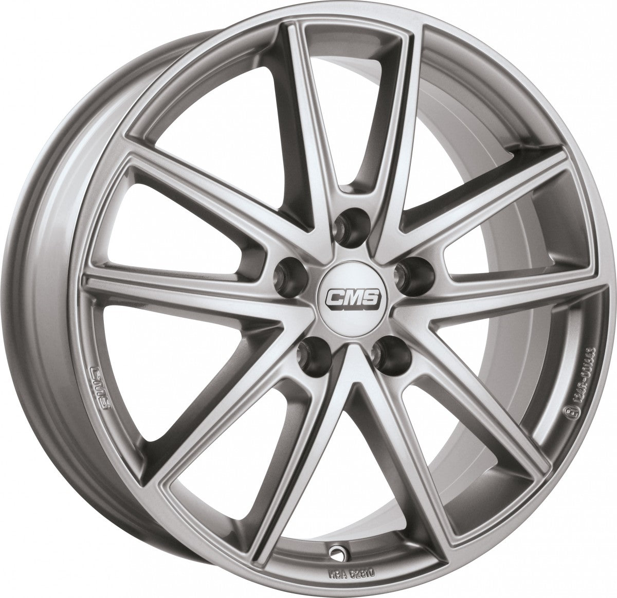 CMS C30 racing silver 7x17 ET43 - LK5/112 ML57.1