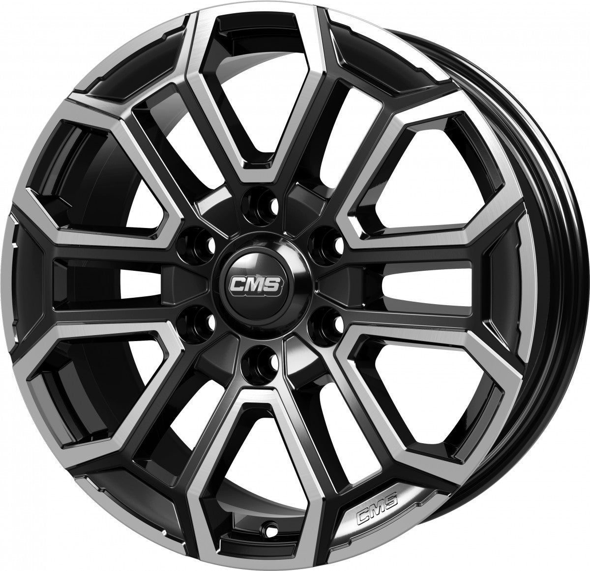 CMS C35 diamond black gloss Alufelge 7.5x17 Zoll ET30 LK 6x139.7 ML106.1 – Bild 3