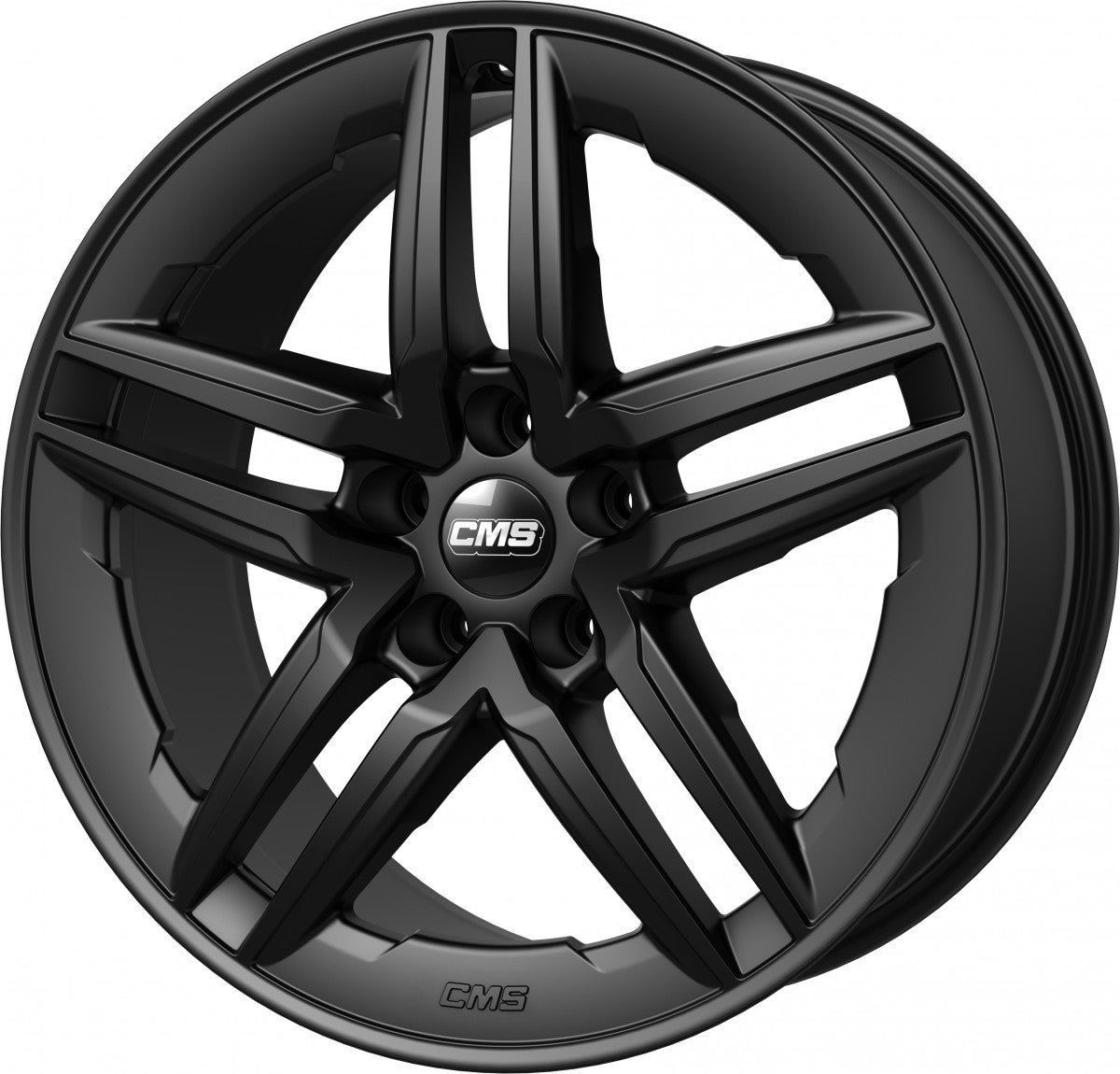 CMS C29-Aero complete black matt Alufelge 8x19 Zoll ET30 LK 5x112 ML66.5 – Bild 3