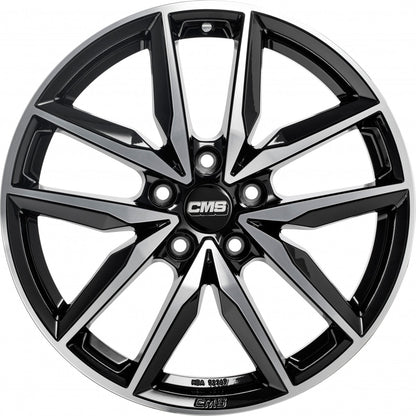 CMS C28 diamond black Alufelge 8x20 Zoll ET47 LK 5x112 ML57.1 – Bild 2