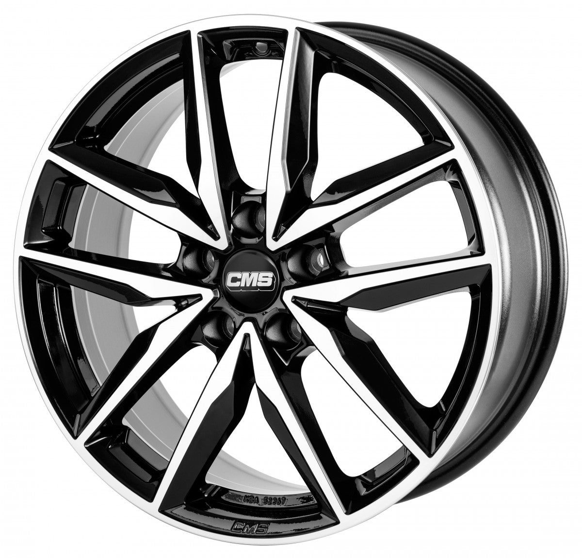 CMS C28 diamond black Alufelge 8x20 Zoll ET47 LK 5x112 ML57.1 – Bild 3