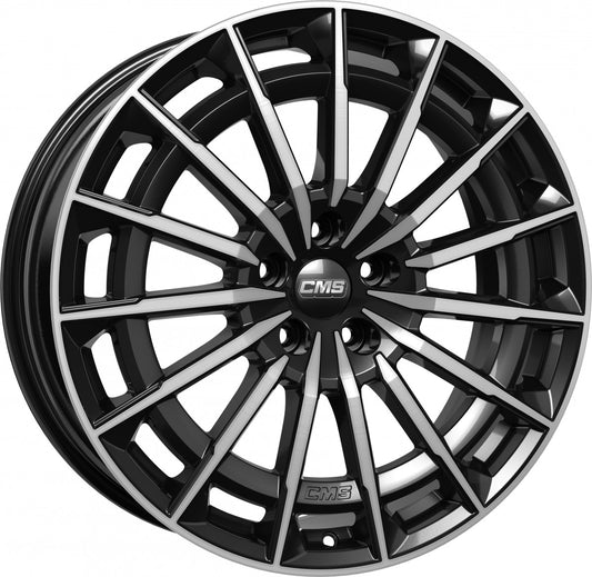 CMS C38 diamond black gloss 8.5x20 ET40.5 - LK5/120 ML63.4