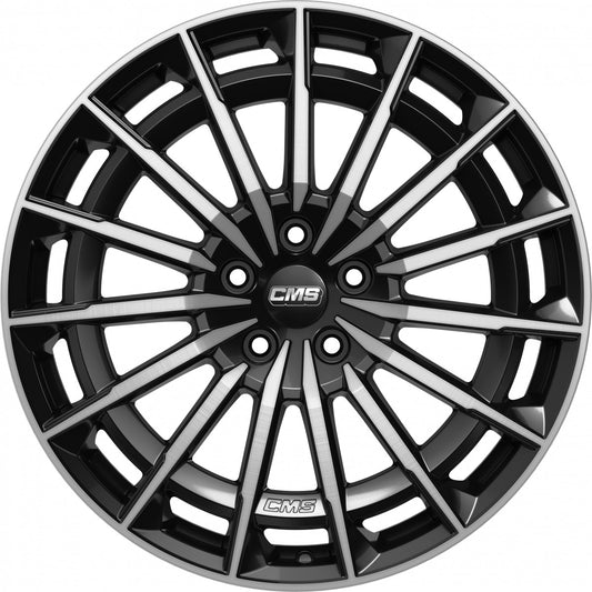 CMS C38 diamond black gloss 8.5x20 ET40.5 - LK5/120 ML63.4