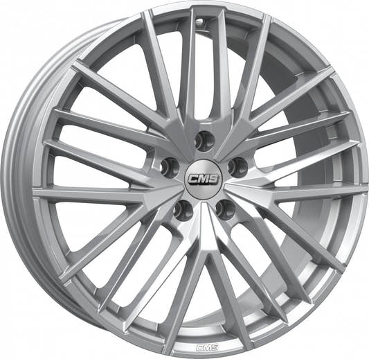 CMS C36 racing silver Alufelge 8x18 Zoll ET37 LK 5x114.3 ML67.2