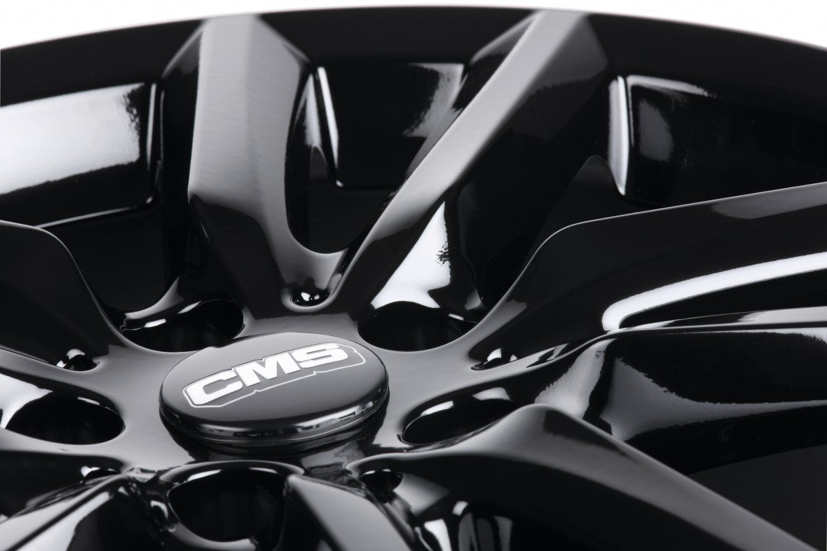CMS C27 complete black gloss 7.5x19 ET46 - LK5/114.3 ML66.1