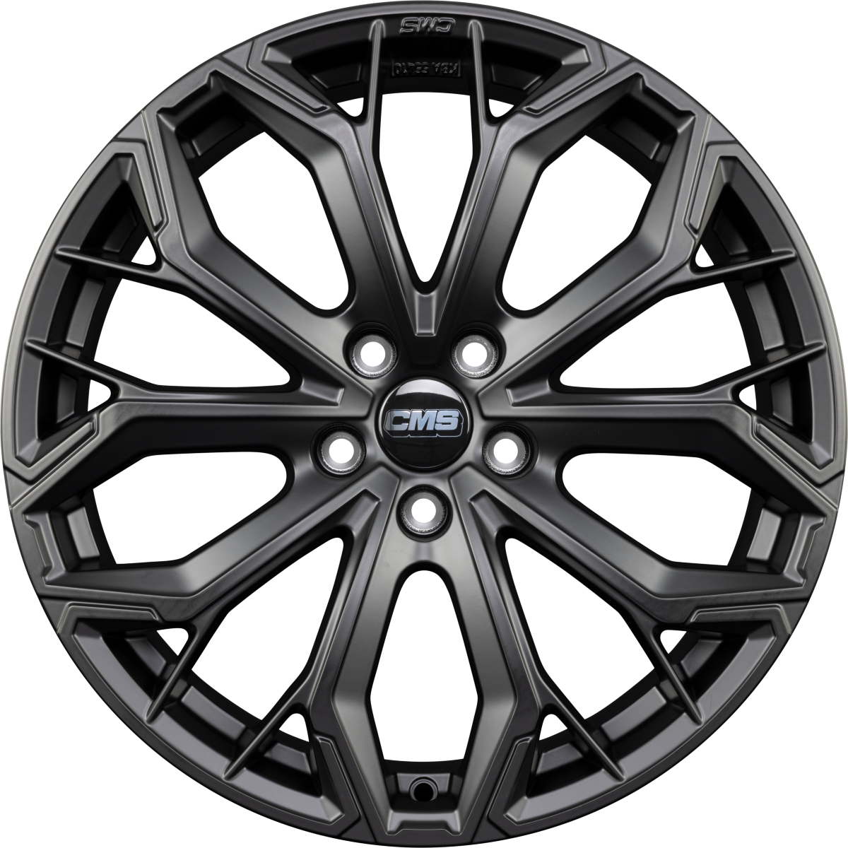 CMS C37 matt black Alufelge 8x19 Zoll ET39.1 LK 5x112 ML66.5 – Bild 4