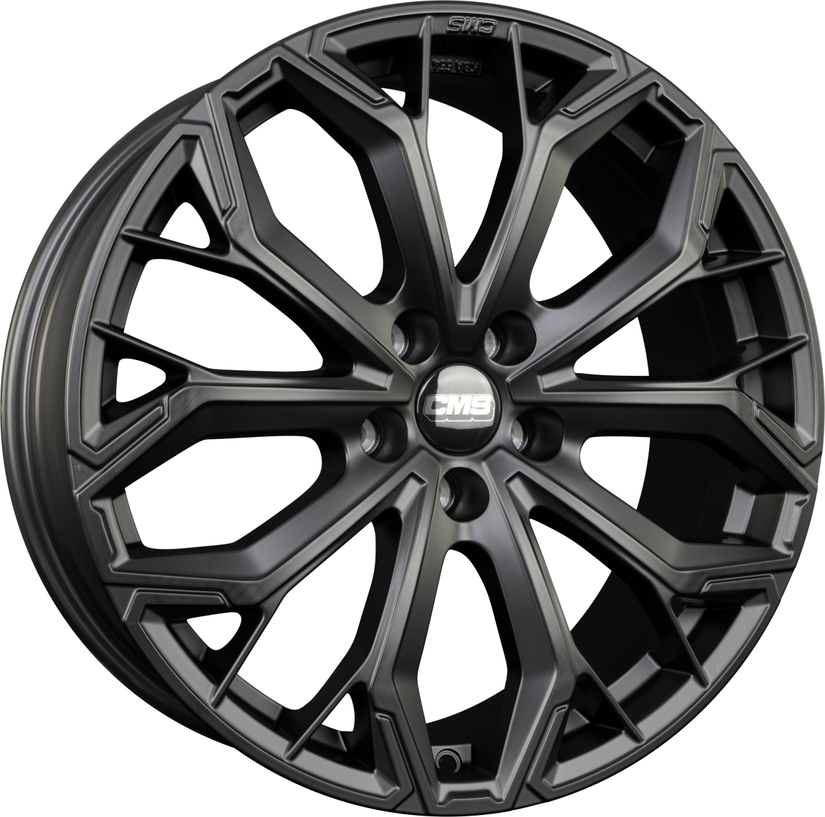 CMS C37 matt black Alufelge 8x19 Zoll ET39.1 LK 5x112 ML66.5 – Bild 5