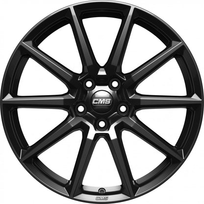 CMS C39 complete black gloss 6.5x17 ET39 - LK5/100 ML57.1