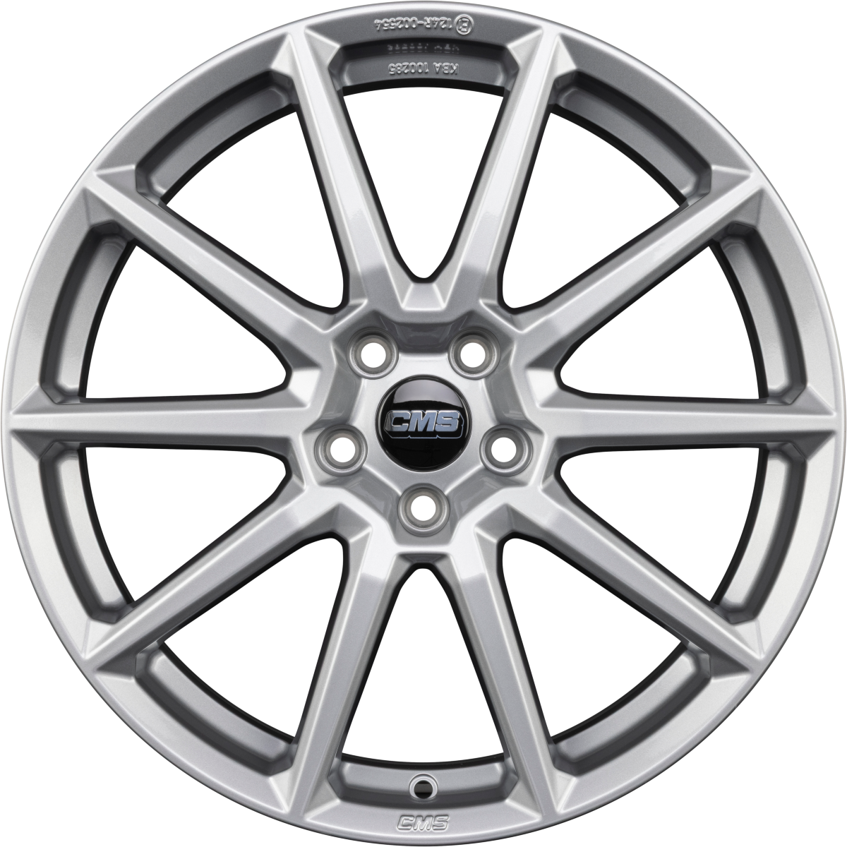 CMS C39 racing silver Alufelge 7x17 Zoll ET51 LK 5x100 ML57.1 – Bild 4
