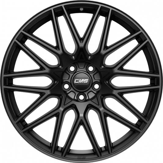 CMS C25 complete matt black 8.5x21 ET43 - LK5/120 ML72.6