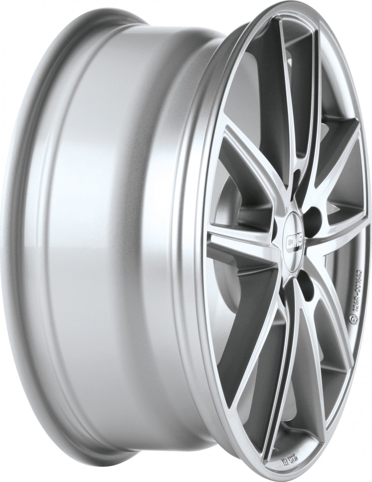 CMS C30 racing silver Alufelge 7x17 Zoll ET48 LK 5x114.3 ML56.1 – Bild 4
