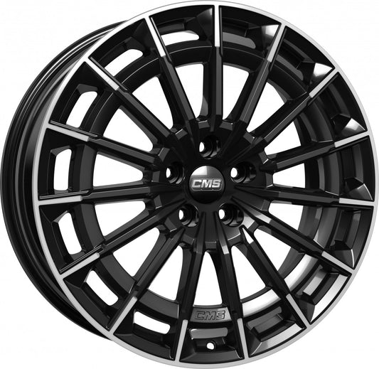 CMS C38 part diamond black gloss 9.5x20 ET35.5 - LK5/112 ML66.5