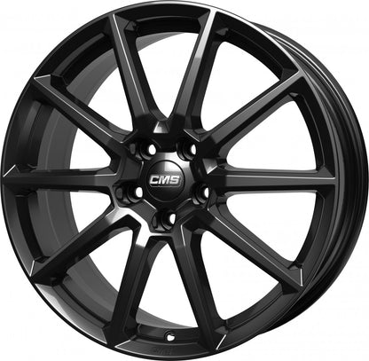 CMS C39 complete black gloss 6.5x18 ET44.5 - LK5/112 ML66.5