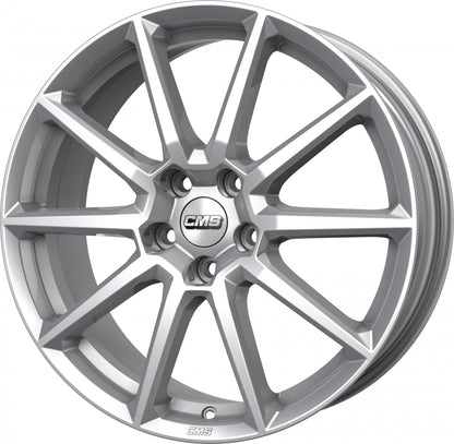 CMS C39 racing silver 6.5x18 ET44.5 - LK5/112 ML66.5
