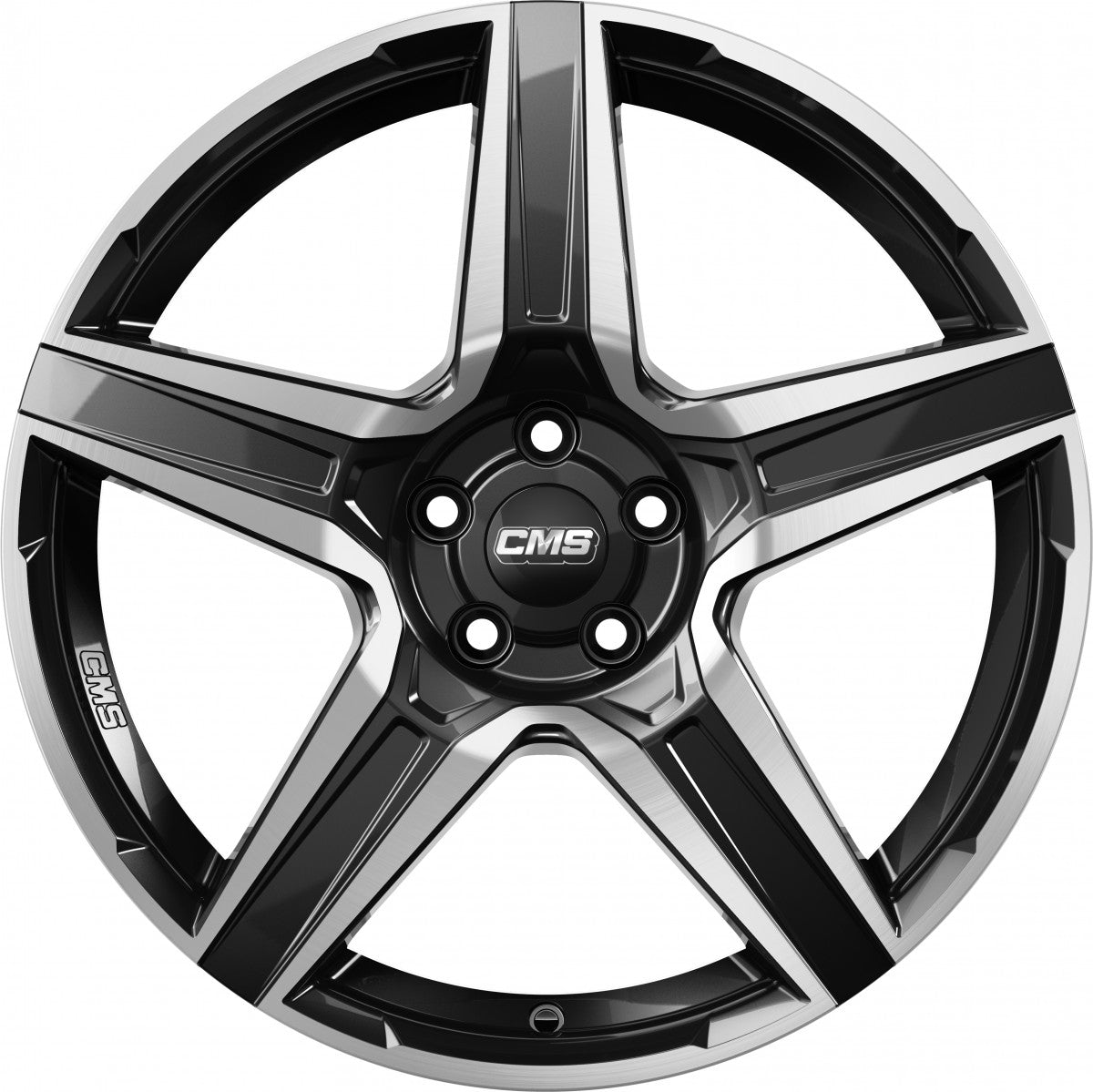 CMS C34 diamond black gloss 8.5x19 ET42 - LK5/112 ML57.1