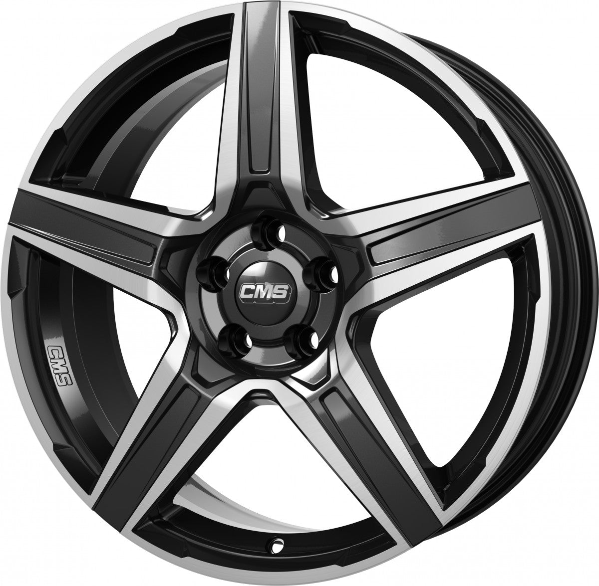 CMS C34 diamond black gloss 8.5x19 ET42 - LK5/112 ML57.1
