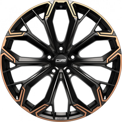 CMS C37 part diamond black copper Alufelge 7.5x20 Zoll ET44 LK 5x112 ML57.1 – Bild 2
