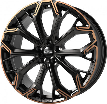 CMS C37 part diamond black copper Alufelge 7.5x20 Zoll ET44 LK 5x112 ML57.1 – Bild 3