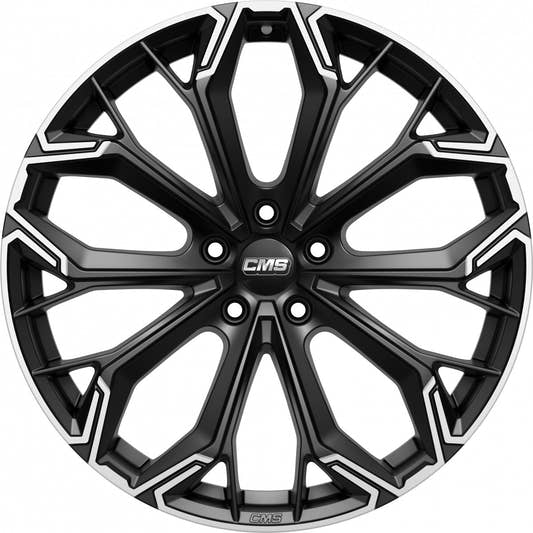 CMS C37 part diamond matt black Alufelge 7.5x20 Zoll ET44 LK 5x112 ML57.1