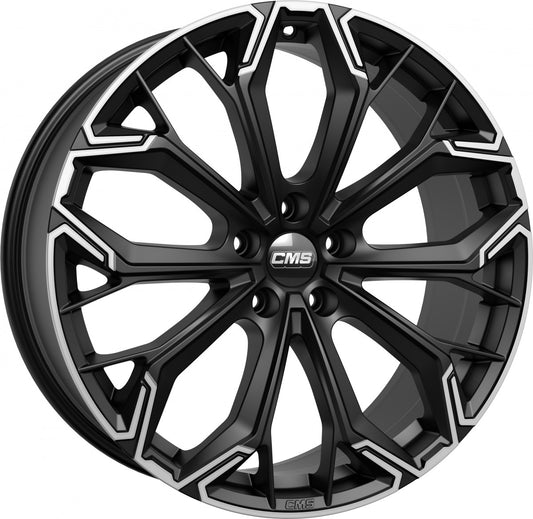 CMS C37 part diamond matt black 7.5x20 ET45 - LK5/114.3 ML66.6