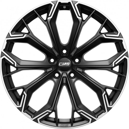 CMS C37 part diamond matt black 7.5x20 ET45 - LK5/114.3 ML66.6
