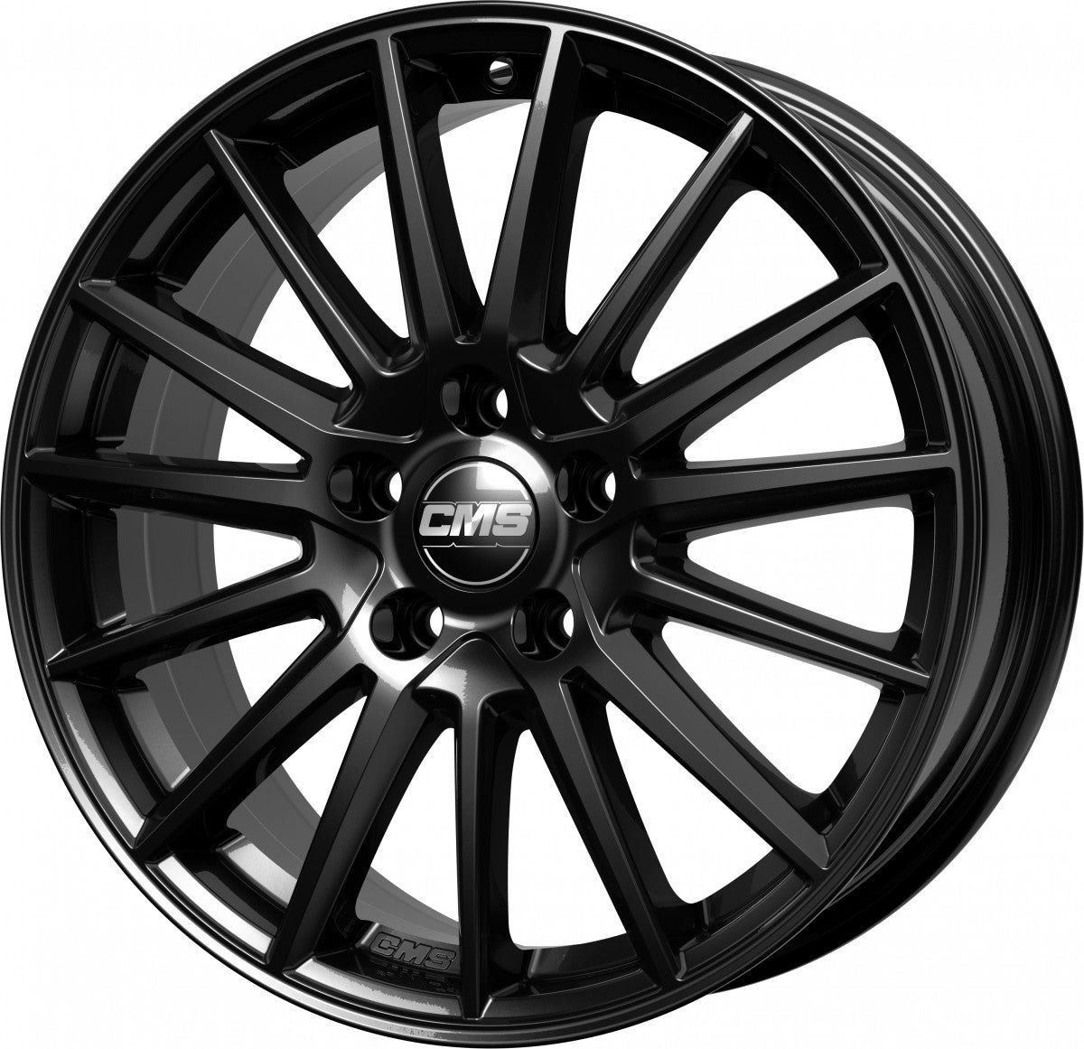 CMS C23 complete black gloss 6x15 ET45 - LK5/100 ML54.1