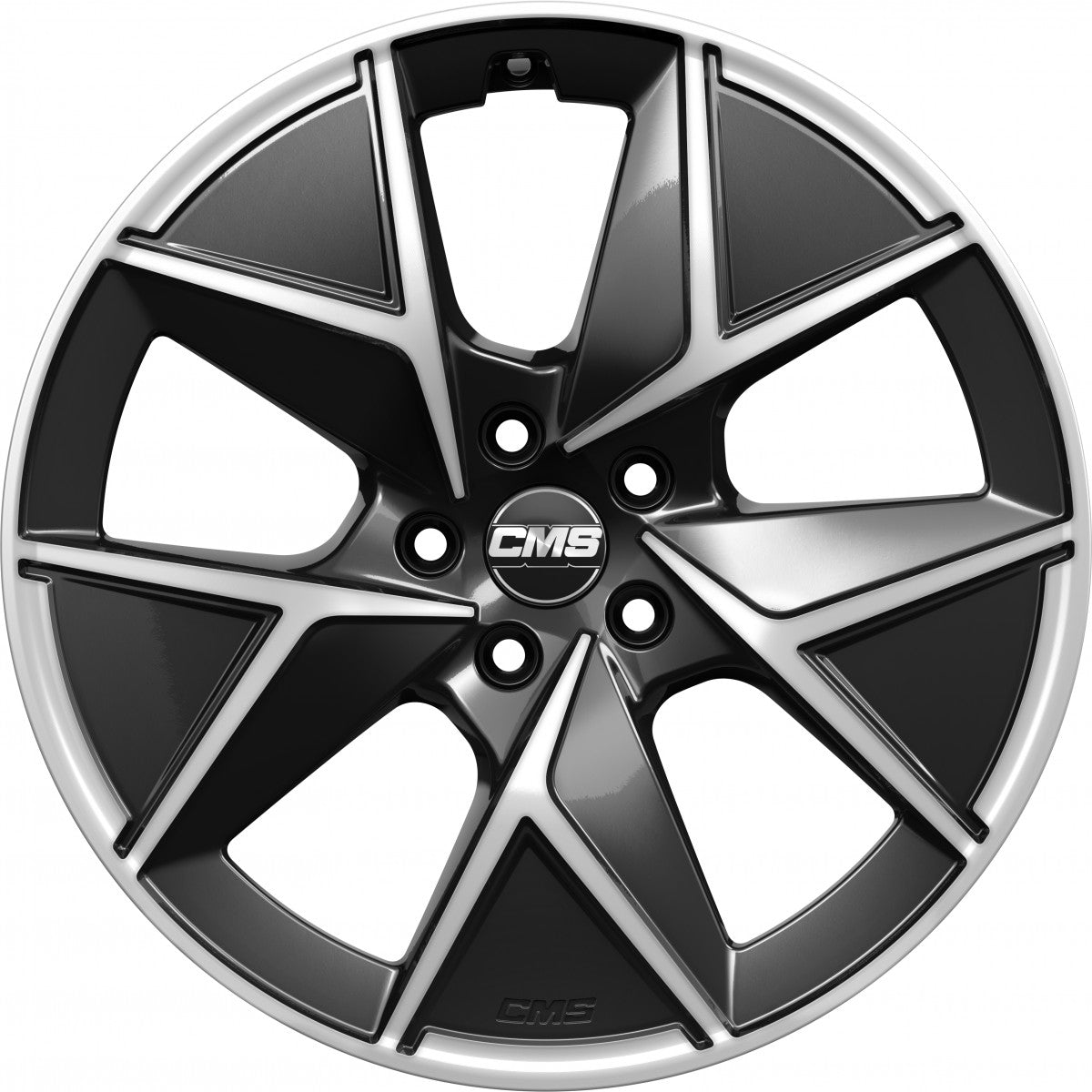 CMS C42 diamond black gloss Alufelge 7.5x18 Zoll ET45 LK 5x114.3 ML67.2 – Bild 2