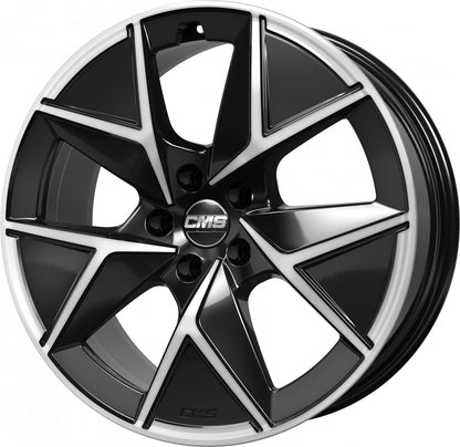 CMS C42 diamond black gloss Alufelge 7.5x18 Zoll ET45 LK 5x114.3 ML67.2 – Bild 3