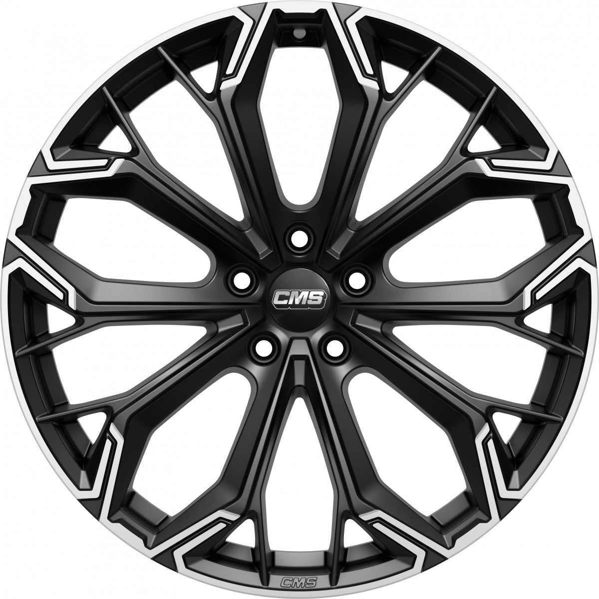 CMS C37 part diamond matt black Alufelge 7.5x20 Zoll ET41 LK 5x108 ML65.1 – Bild 2