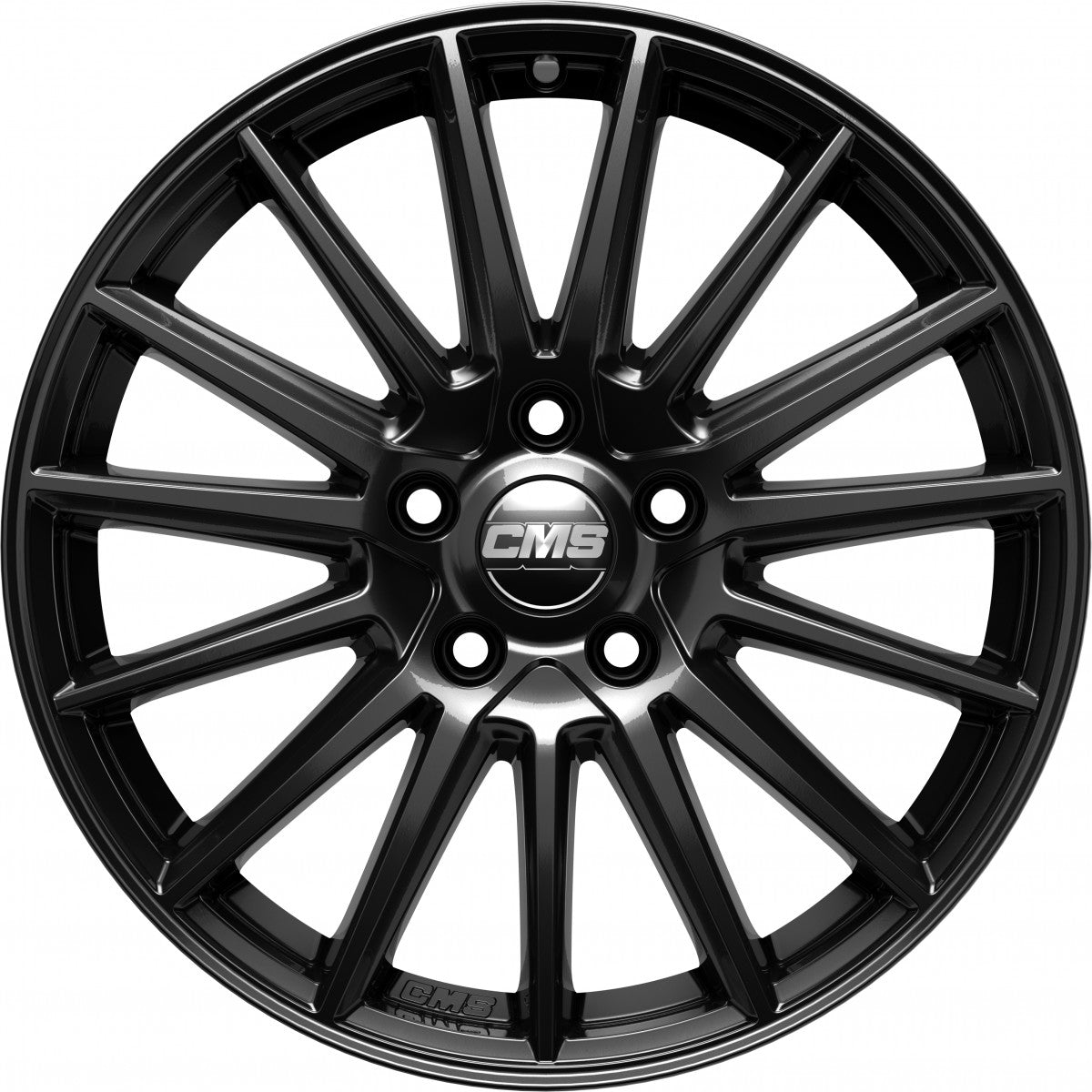 CMS C23 complete black gloss Alufelge 6x15 Zoll ET40 LK 4x100 ML60.1 – Bild 2