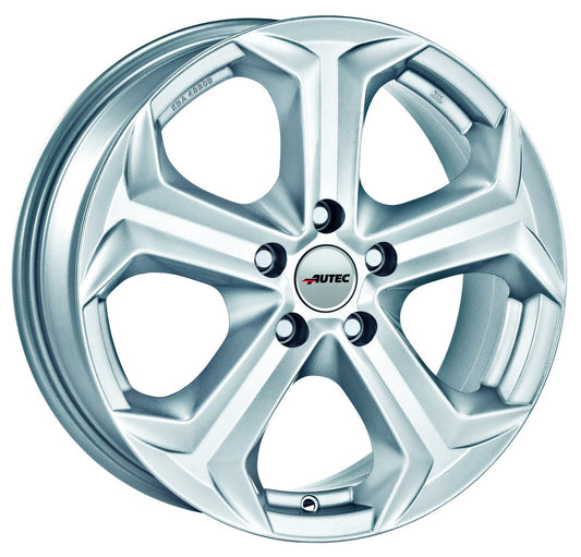 Autec Typ X - Xenos brillantsilber 6.5x16 ET45 - LK5/108 ML70
