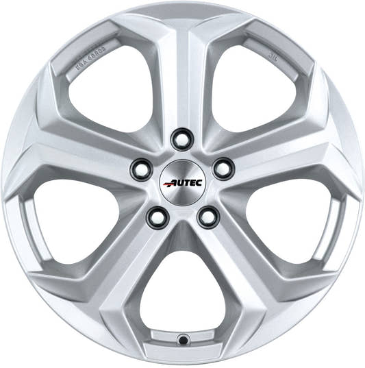 Autec Typ X - Xenos brillantsilber 7x17 ET44 - LK5/108 ML70