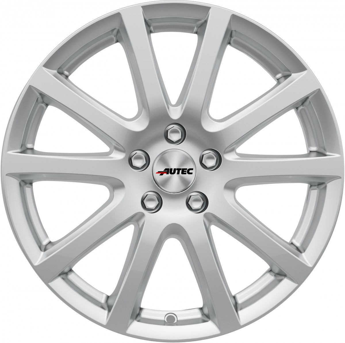Autec Typ S - Skandic brillantsilber Alufelge 6.5x16 Zoll ET38 LK 5x114.3 ML70 – Bild 2