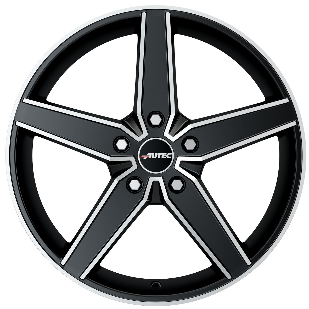 Autec Typ D - Delano schwarz matt poliert 8.5x20 ET30 - LK5/112 ML70
