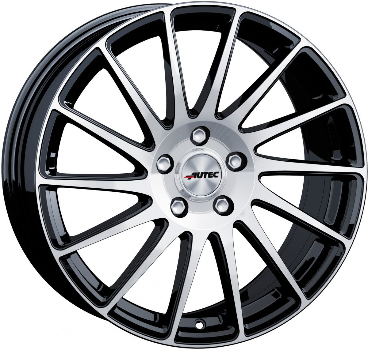 Autec Typ O - Oktano schwarz poliert 8x18 ET48 - LK5/112 ML57.1