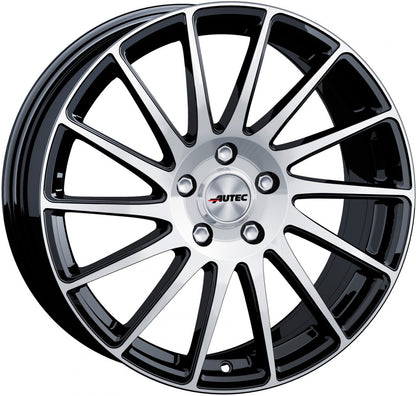 Autec Typ O - Oktano schwarz poliert 8x18 ET48 - LK5/112 ML57.1