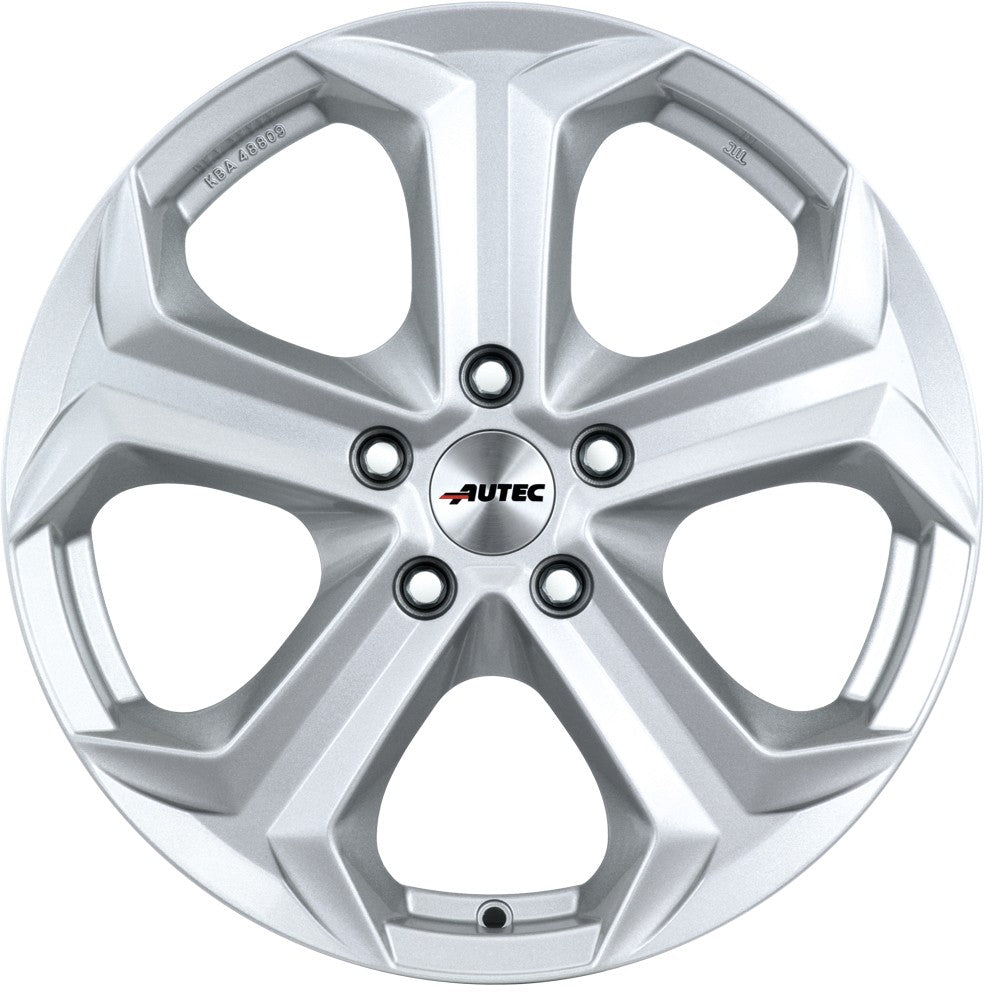 Autec Typ X - Xenos brillantsilber Alufelge 8.5x19 Zoll ET40 LK 5x108 ML63.3 – Bild 2