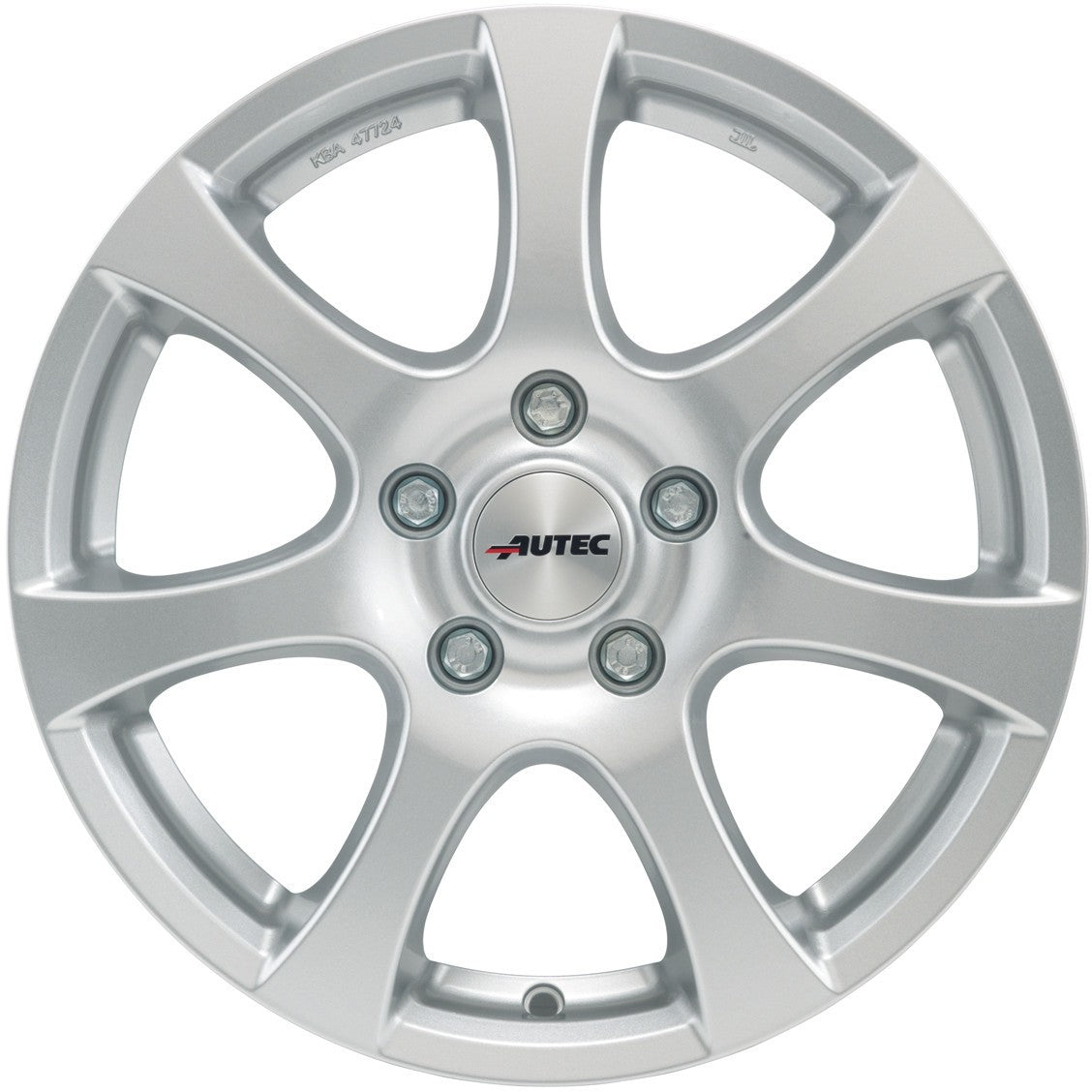 Autec Typ Z - Zenit brillantsilber 5.5x14 ET43 - LK4/100 ML60.1