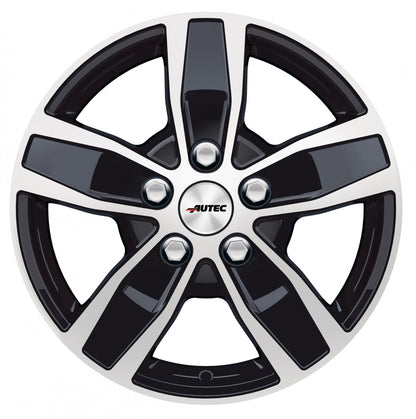Autec Typ Q - Quantro 5-Loch schwarz poliert 6x15 ET60 - LK5/118 ML71.1