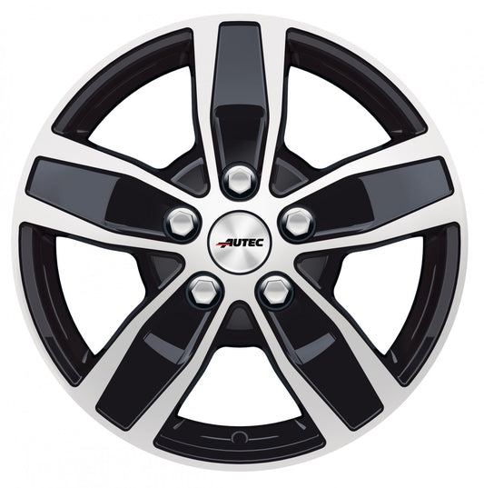 Autec Typ Q - Quantro 5-Loch schwarz poliert 6x15 ET60 - LK5/118 ML71.1
