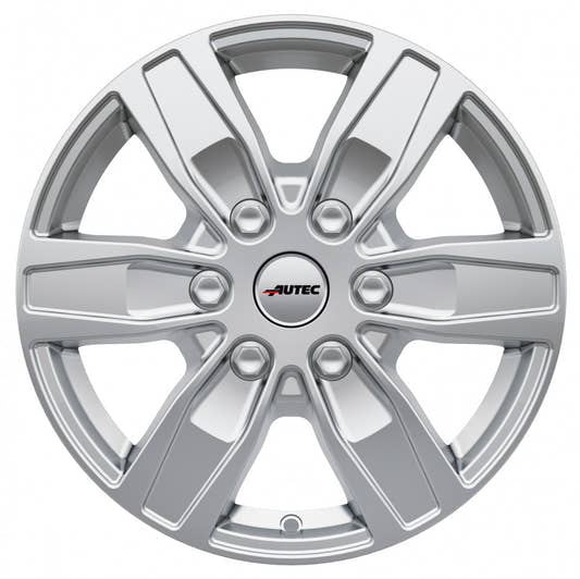 Autec Typ Q - Quantro 6-Loch brillantsilber 6.5x16 ET56 - LK6/139.7 ML92.4