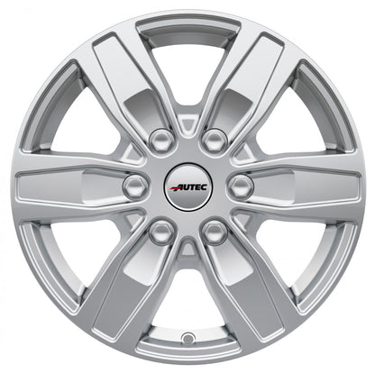 Autec Typ Q - Quantro 6-Loch brillantsilber 6.5x16 ET62 - LK6/130 ML84.1