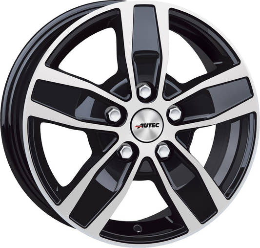 Autec Typ Q - Quantro 5-Loch schwarz poliert 7x17 ET62 - LK5/130 ML89
