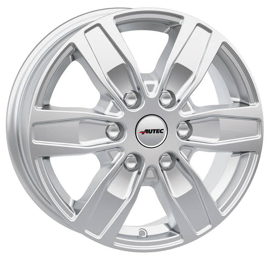 Autec Typ Q - Quantro 6-Loch brillantsilber 7x17 ET57 - LK6/130 ML84.1