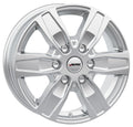 Autec Typ Q - Quantro 6-Loch brillantsilber 7x17 ET57 - LK6/130 ML84.1