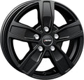 Autec Typ Q - Quantro 5-Loch schwarz matt 6.5x16 ET51 - LK5/120 ML65.1